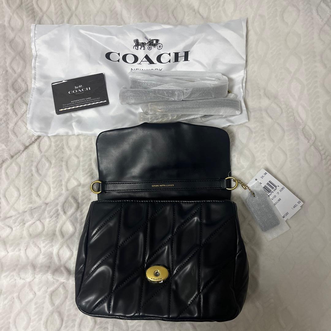 COACH タイムズ スクエア タビー ショルダーバッグ キルティング