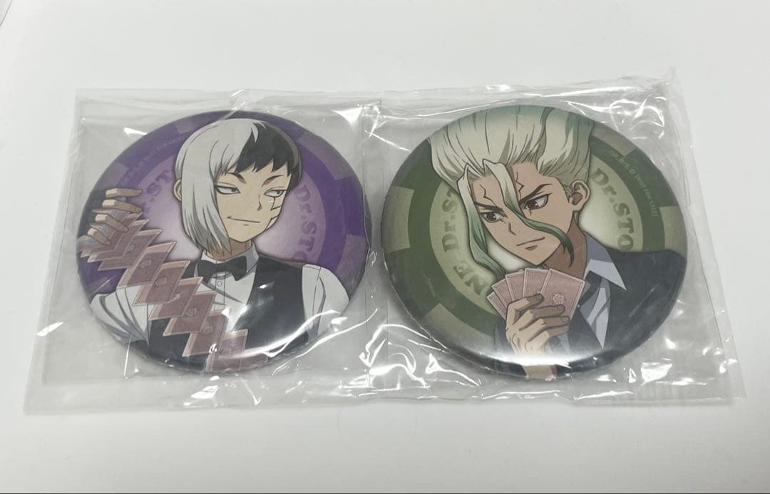 Dr.STONE 缶バッジ　千空　ゲン