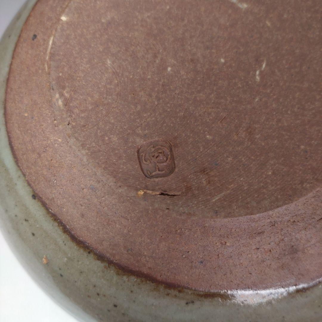 イ200 水指『◯山作　波文　水指　共箱』茶道具