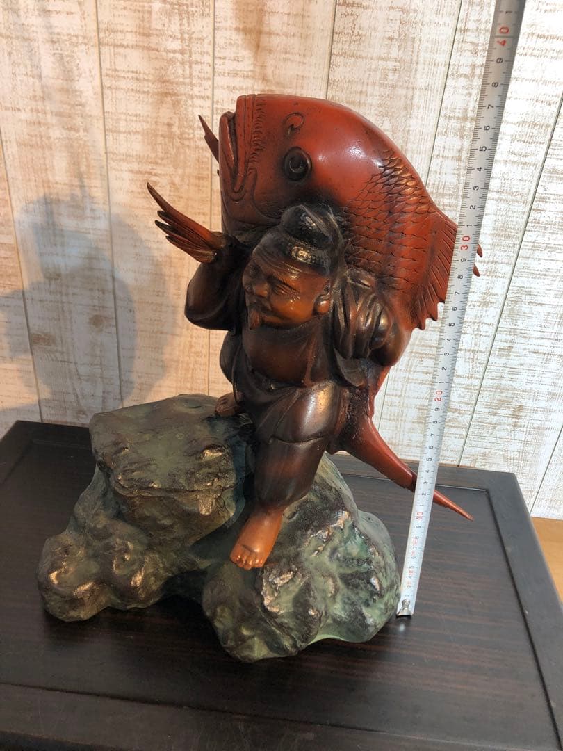 恵比寿様像　商売繁盛　家運隆盛　大漁満足　ご利益　幸運　金運　七福神