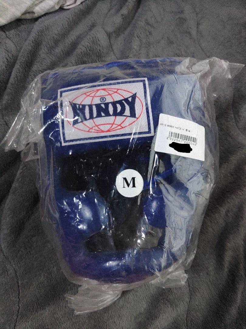 WINDY ボクシングヘッドギア Mサイズ 青