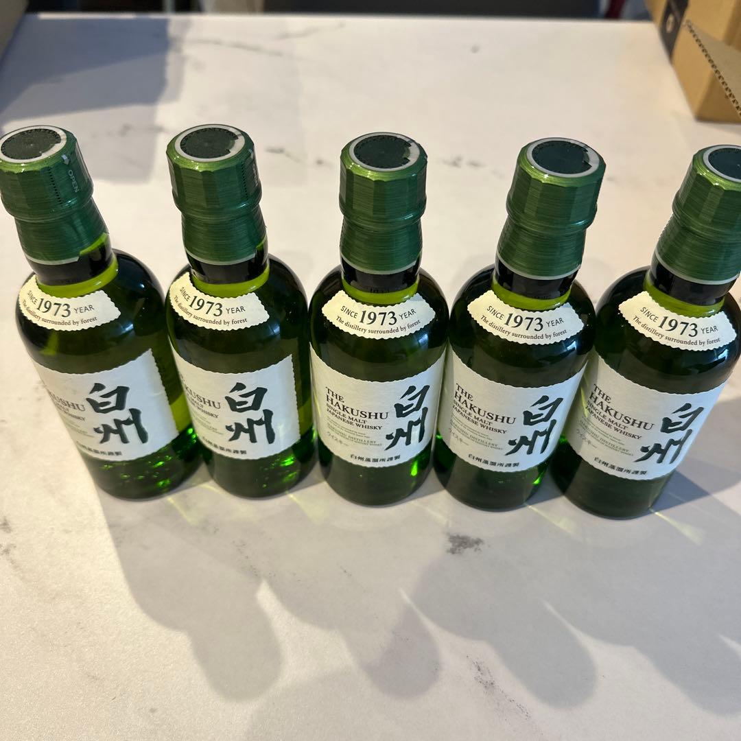 【新品】サントリー　白州 ミニボトル 5本セット
