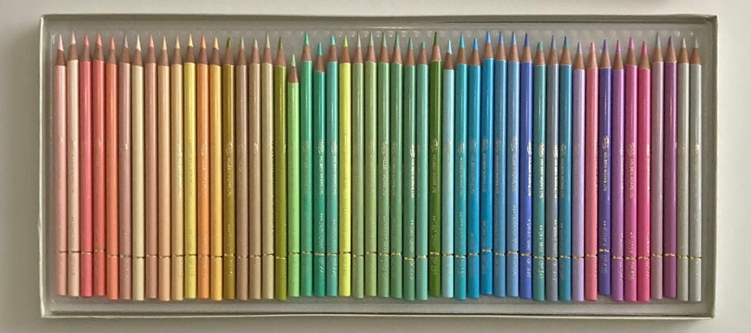 ホルベイン色鉛筆 パステルトーン50色セット
