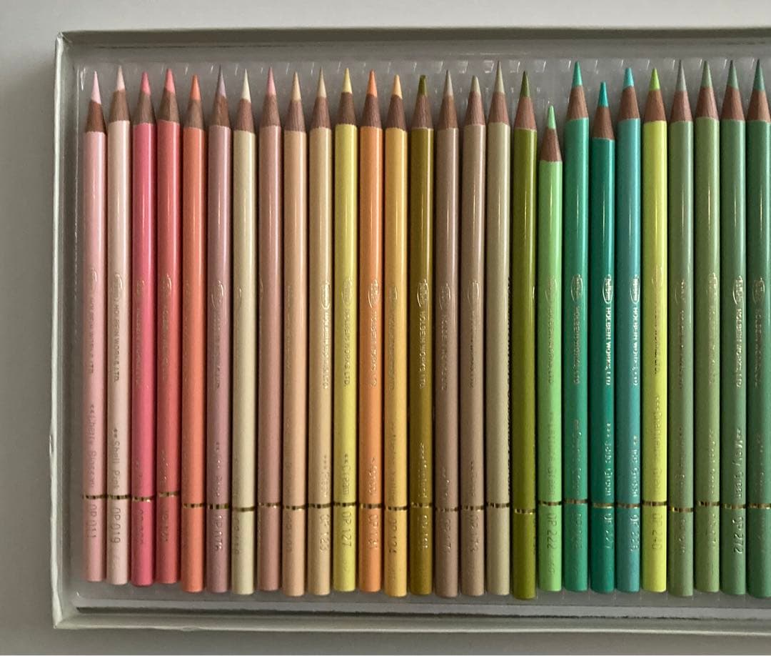 ホルベイン色鉛筆 パステルトーン50色セット