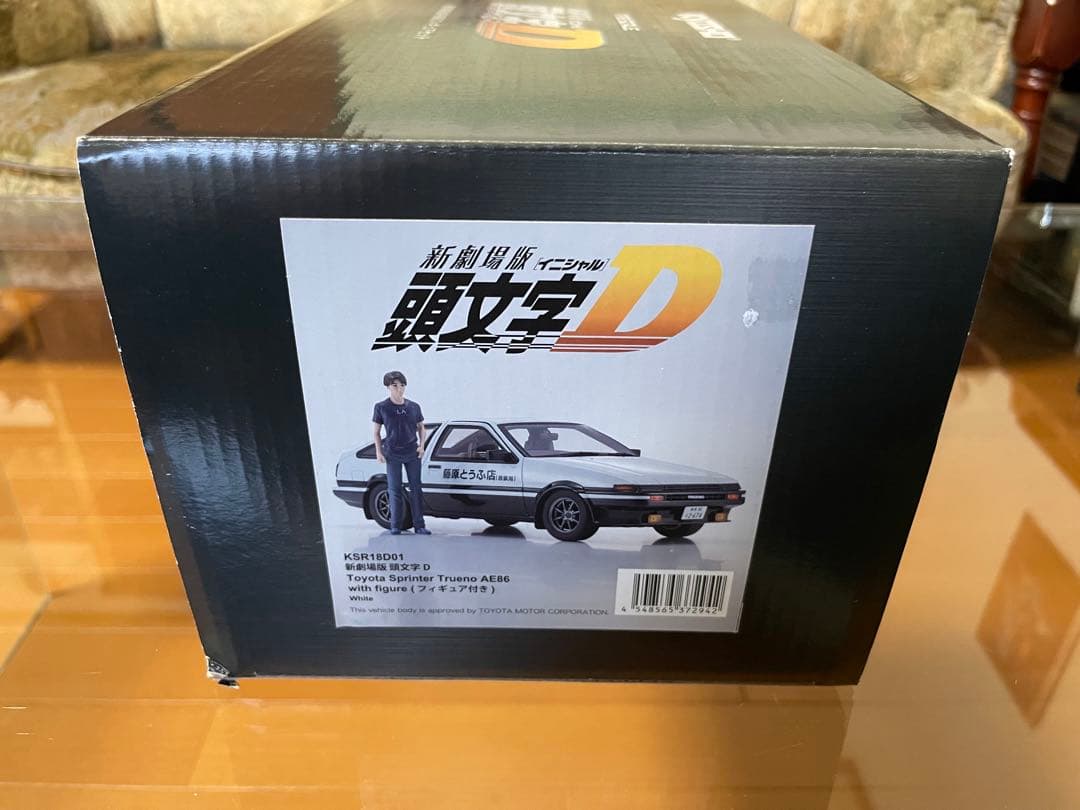 価格変更1/18 京商 スプリンタートレノ イニシャルD フィギュア付 未展示品