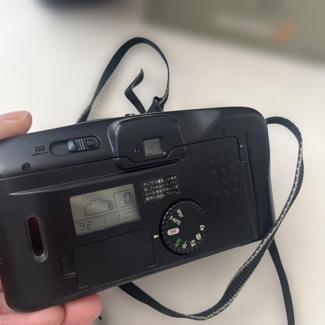 美品　Canon Autoboy S フィルムカメラ　リモコン　カバー付