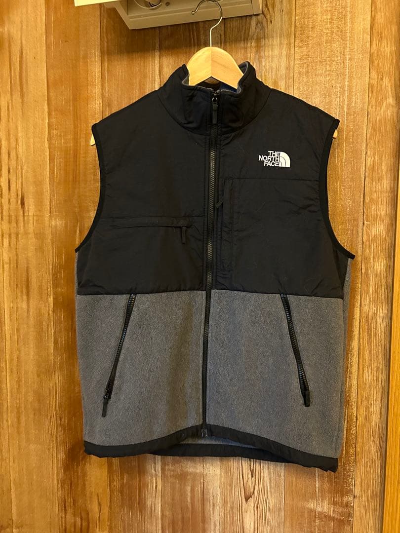 The North Face デナリベスト 黒/グレー