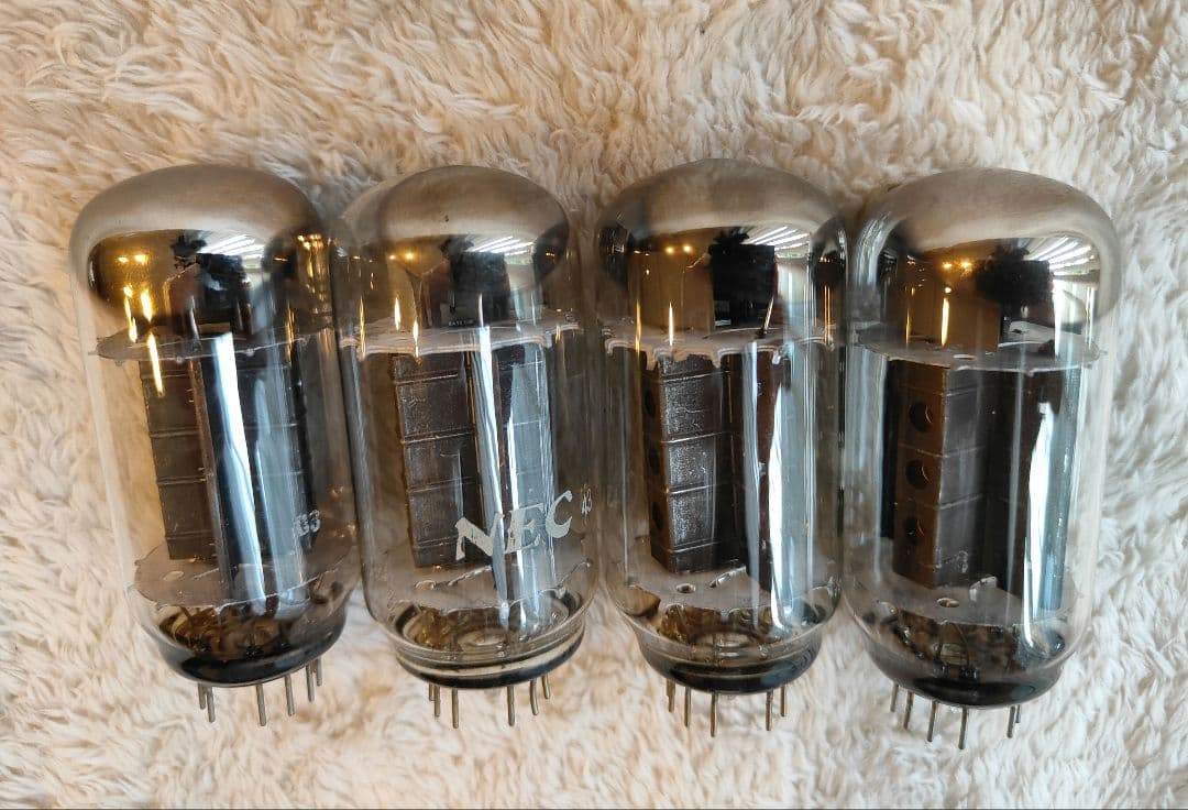 NEC 50CA10 真空管 ブラックプレート 4個セット 50C-A10