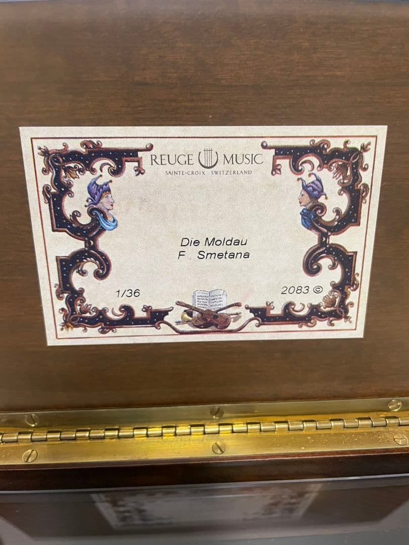 ラグラグ　美品　オルゴール　象眼細工　reuge リュ-ジユ　36弁