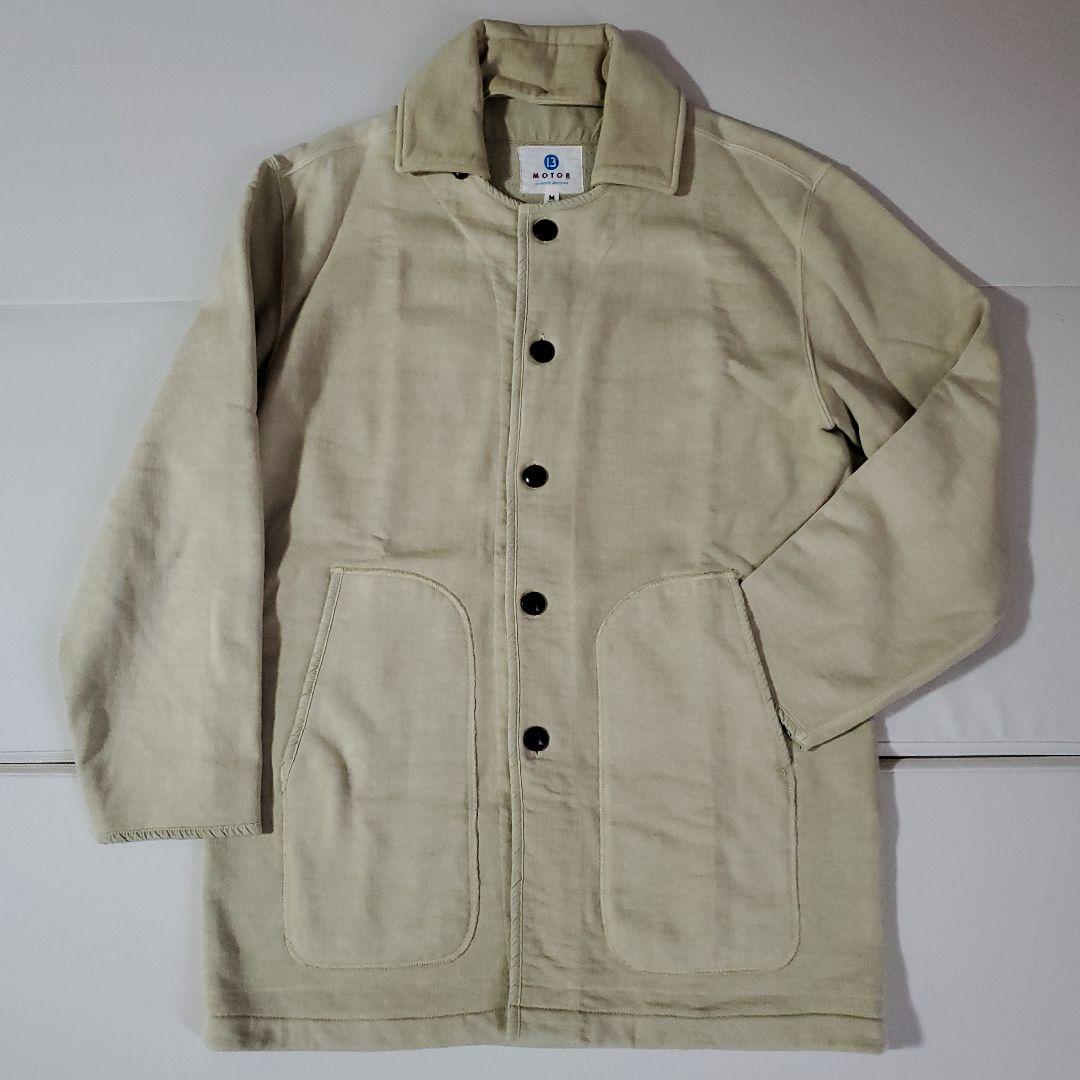 MOTOR 本池秀夫監修　スウェットアトリエコート　ヴィンテージ MOTOレザー