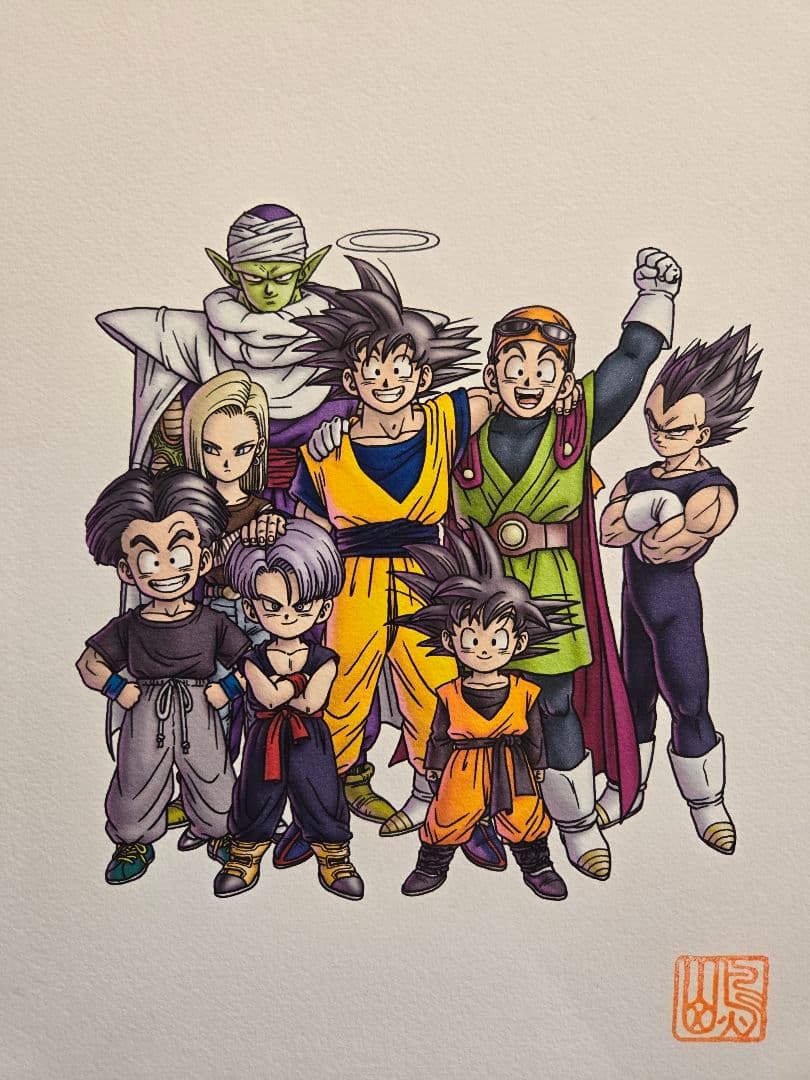 ドラゴンボール　完全版コミックス29複製原画　孫悟空　鳥山明　印鑑　サイン