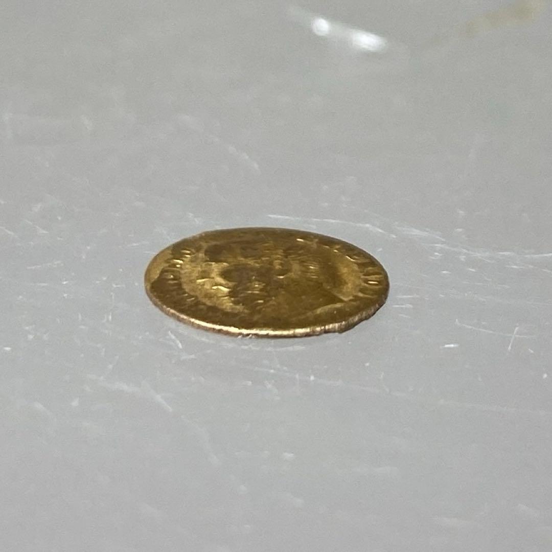 メキシコ　マクシミリアン　1ペソ金貨　0.27g 東さ8-0107☆1F