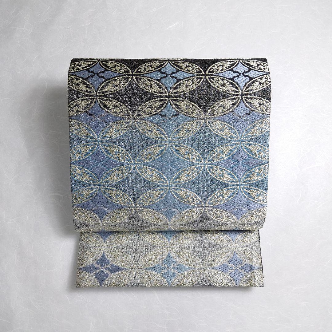 正絹 袋帯 全通柄 七宝 豪華絢爛 極上 逸品 おすすめ品 未使用品