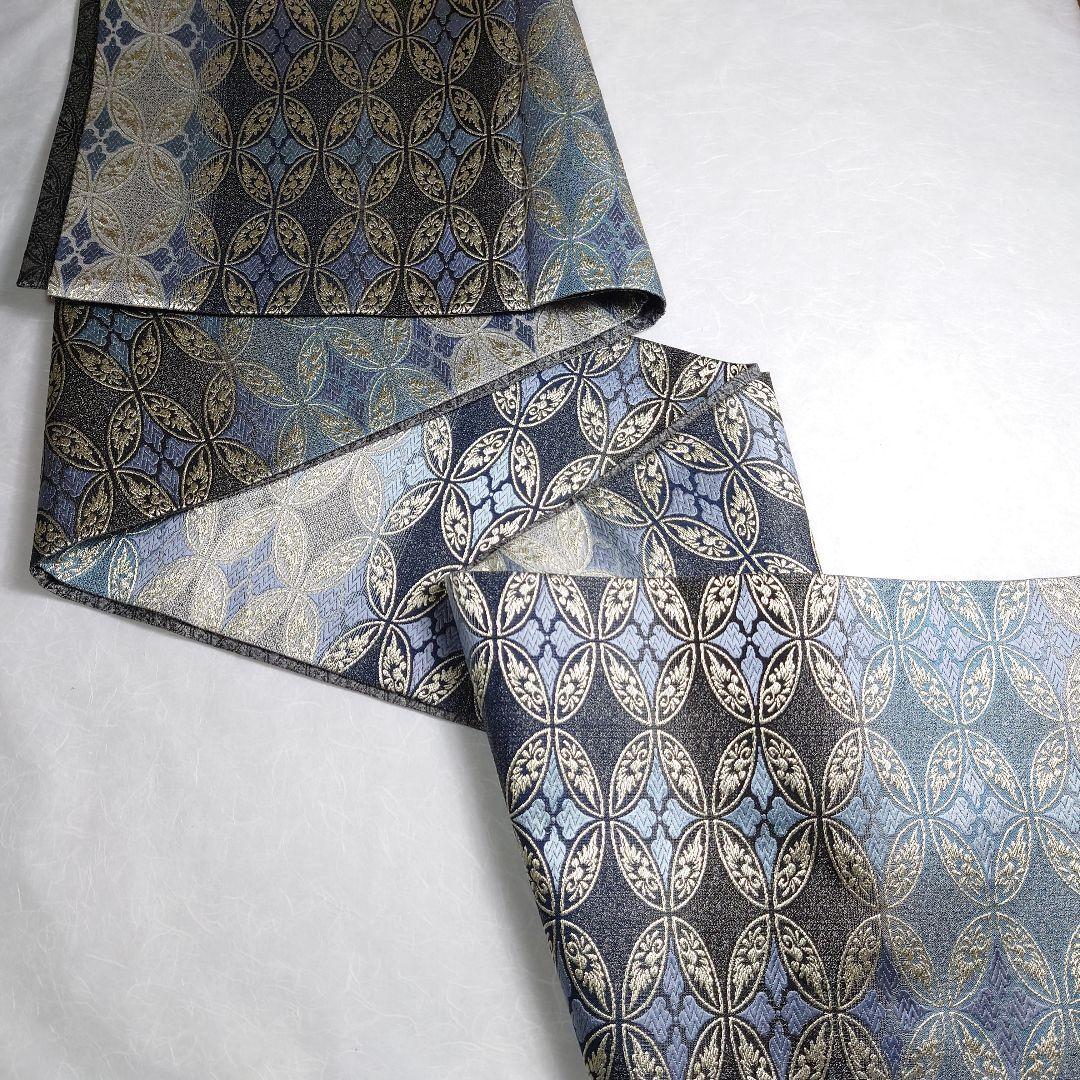 正絹 袋帯 全通柄 七宝 豪華絢爛 極上 逸品 おすすめ品 未使用品