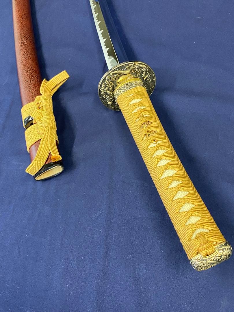 模造刀　模擬刀　武具　1本　龍鍔　刀袋付き