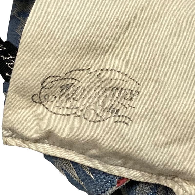 CAPITAL キャピタル サルエル パンツ L 総柄 ブルー