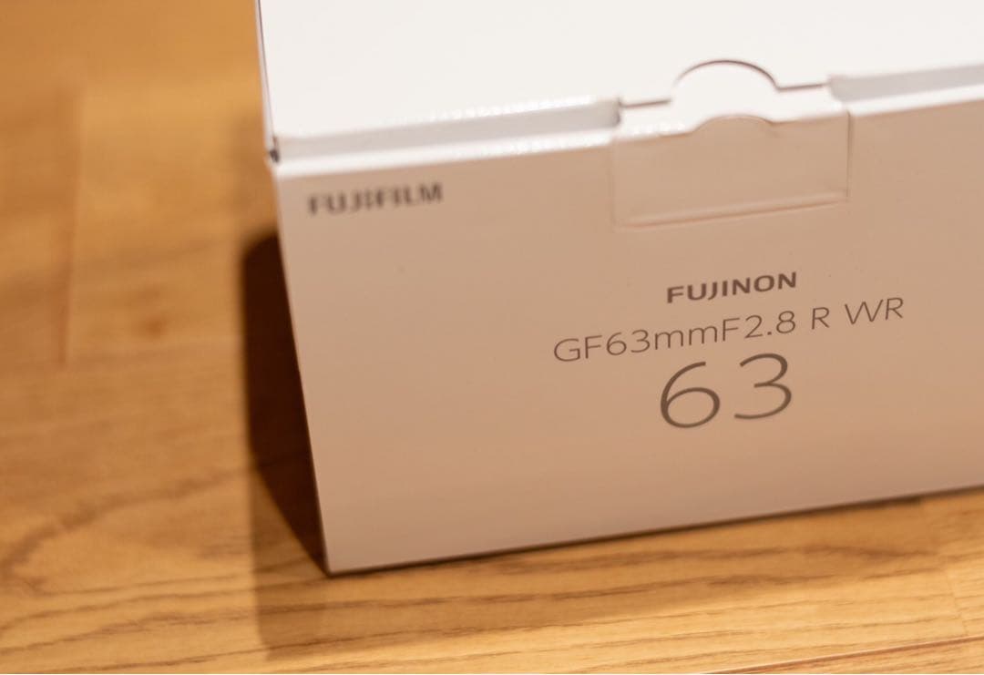 FUJIFILM 富士フイルム　GF63mmF2.8 R WR レンズ