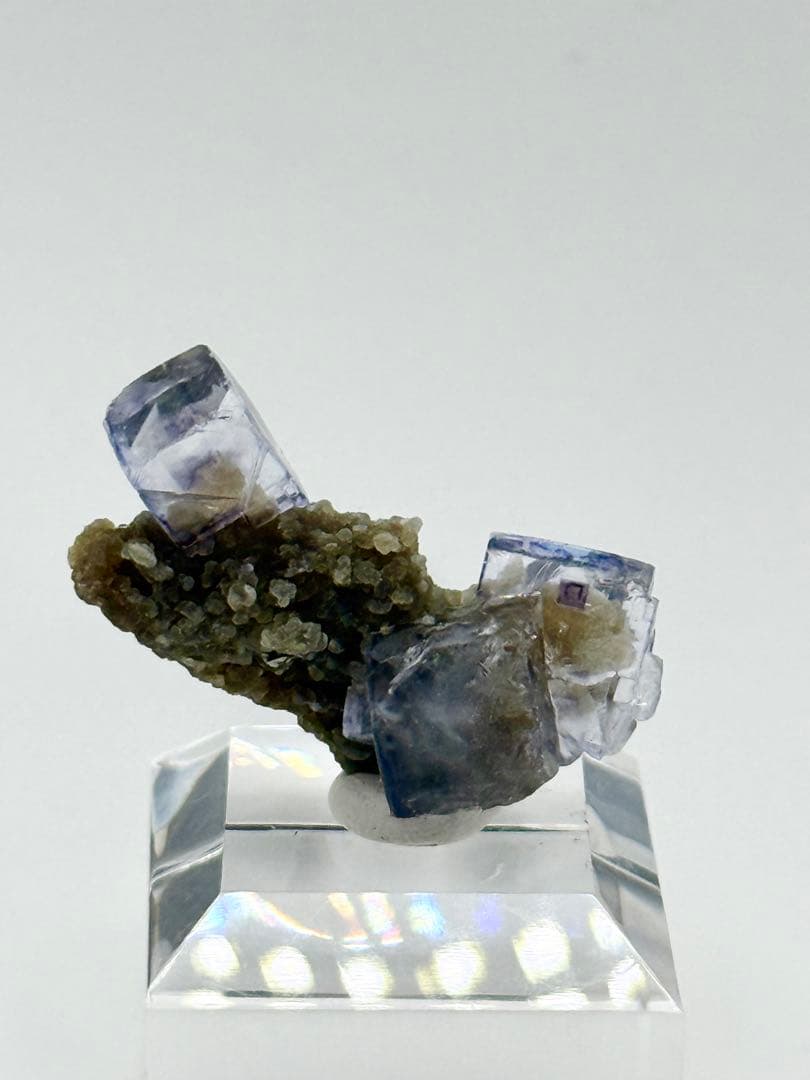 フローライト　ヤオガンシャン産　蛍石　鉱物標本　原石　天然石