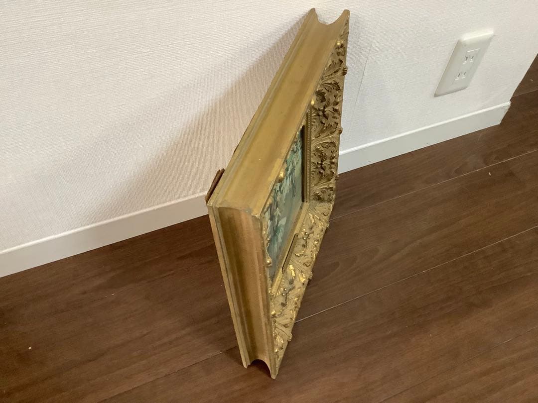 エドガー　ドガ Edgar Degasバレエ教室 複製画 額付き　バレリーナ油絵