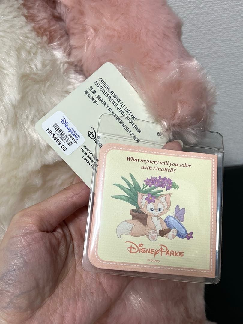 正規品　新品タグ付き　日本未発売　香港ディズニー　リーナベル ぬいぐるみ M