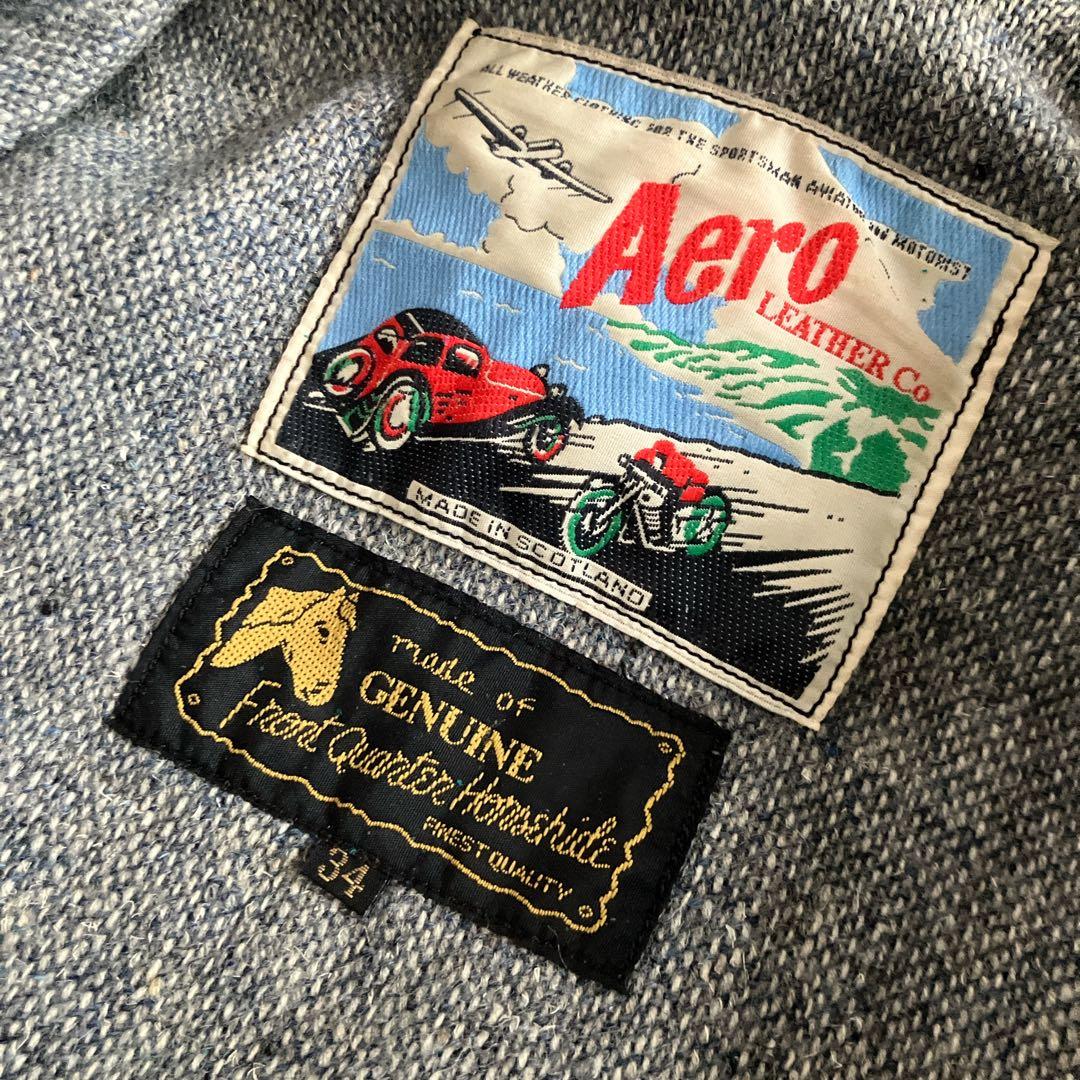 AERO LEATHER ホースハイド レザージャケット【34】キムタク着用