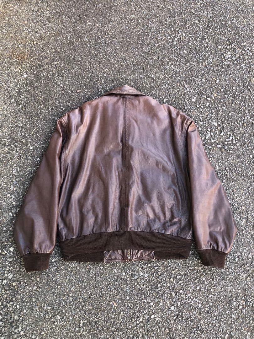 A2レザージャケット　ブラウン