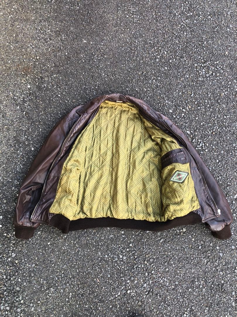 A2レザージャケット　ブラウン