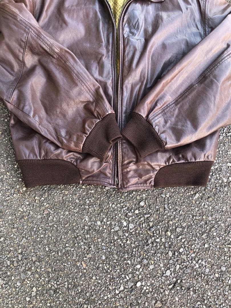 A2レザージャケット　ブラウン