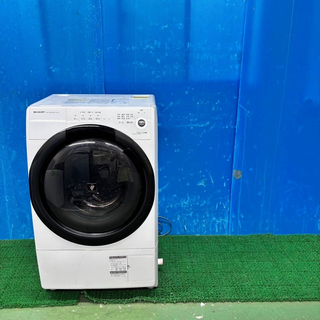 622 シャープ　大人気　ドラム式洗濯機　家庭用　配送設置無料　保証込み