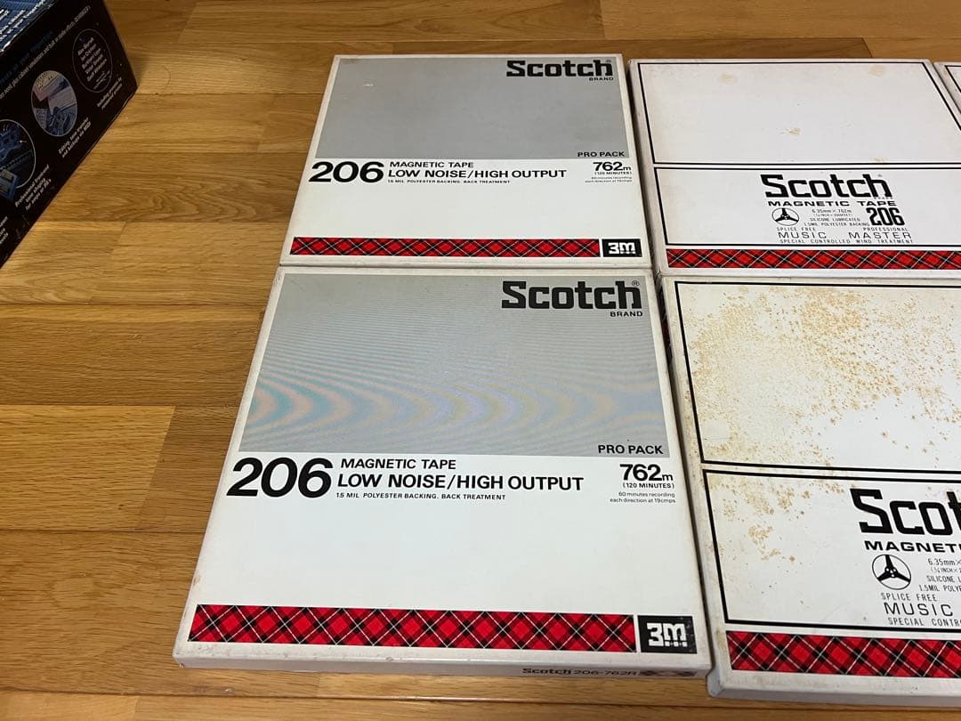 Scotch 206 10号 オープンリールテープ 6個セット