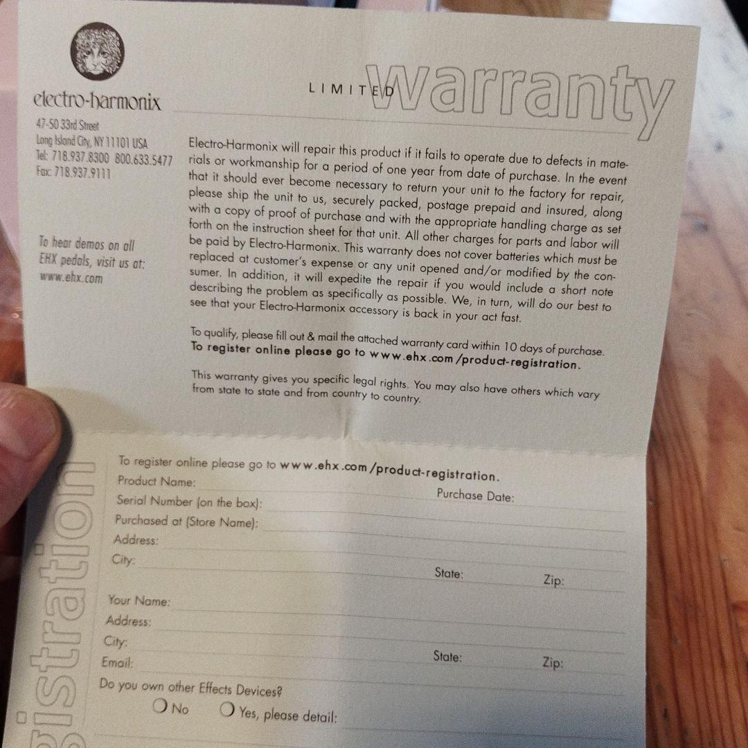 ギター electro-harmonix Little Big Muff