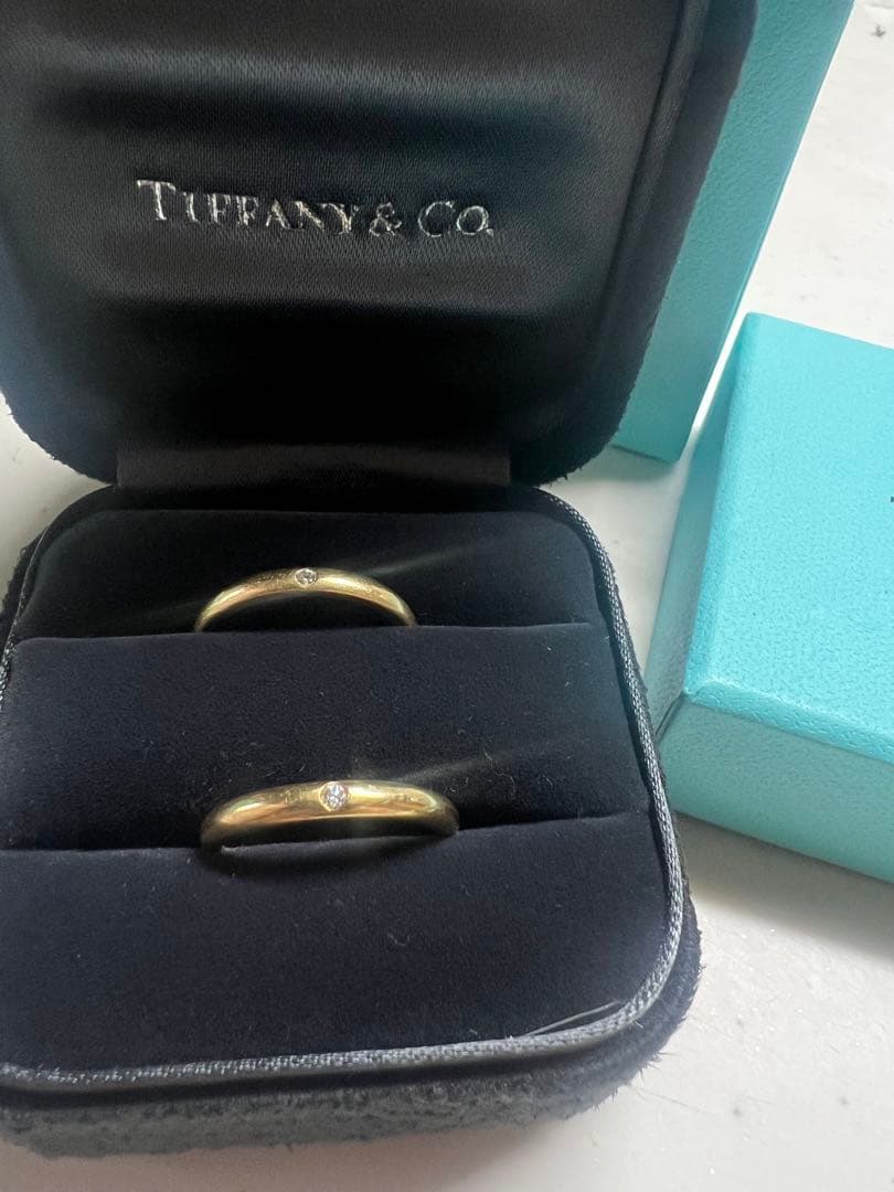 あ*く様 Tiffany & Co peretti 750 ダイヤ指輪 2点セッ