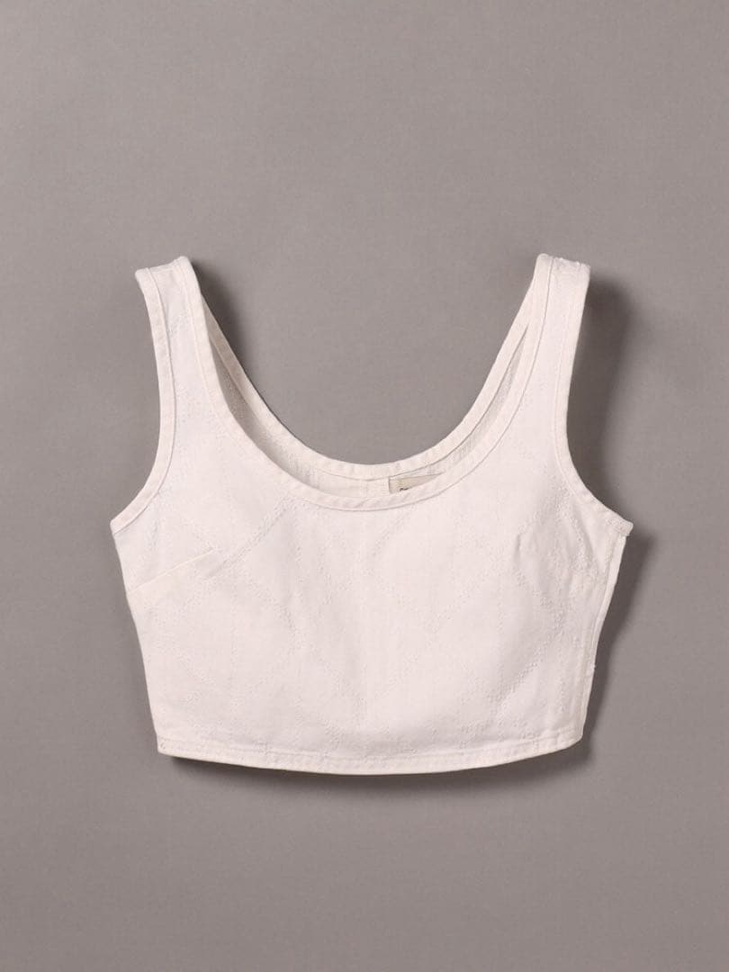 未使用☆ck カルバンクライン　タンクトップ オーバークロップドタンクトップ