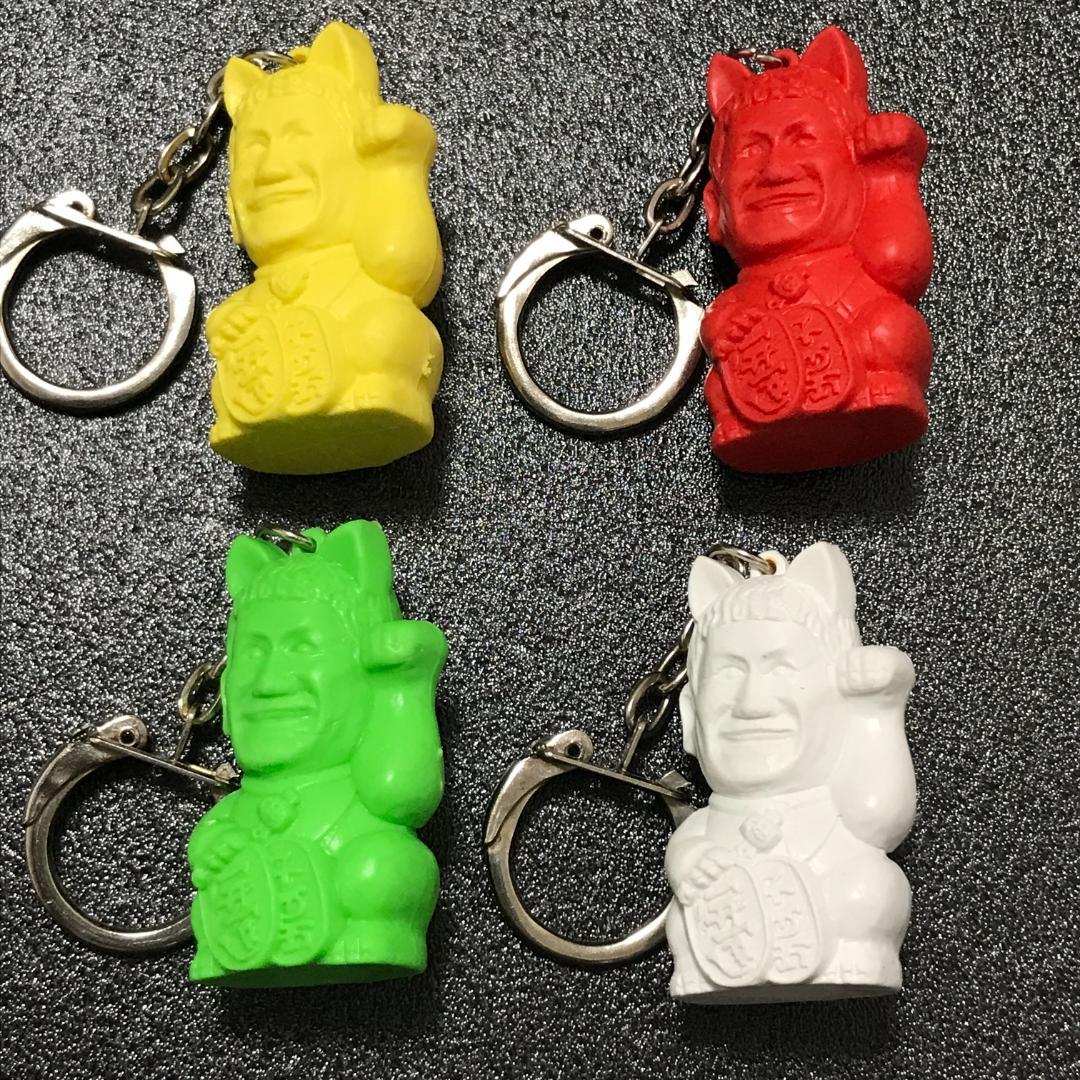 希少レア　天才たけしの元気が出るテレビ　招き猫　消しゴム　4体セット　昭和レトロ