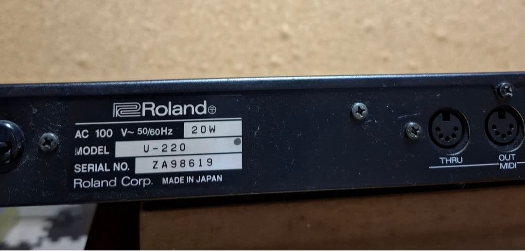 DTM・DAW Roland U-220 RS-PCM Sound Module