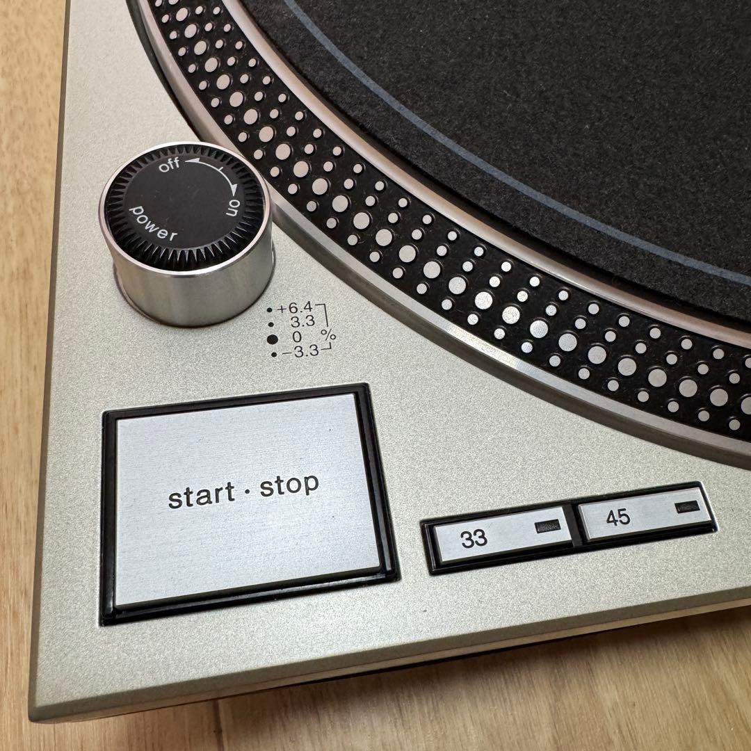Technics ターンテーブル シルバー