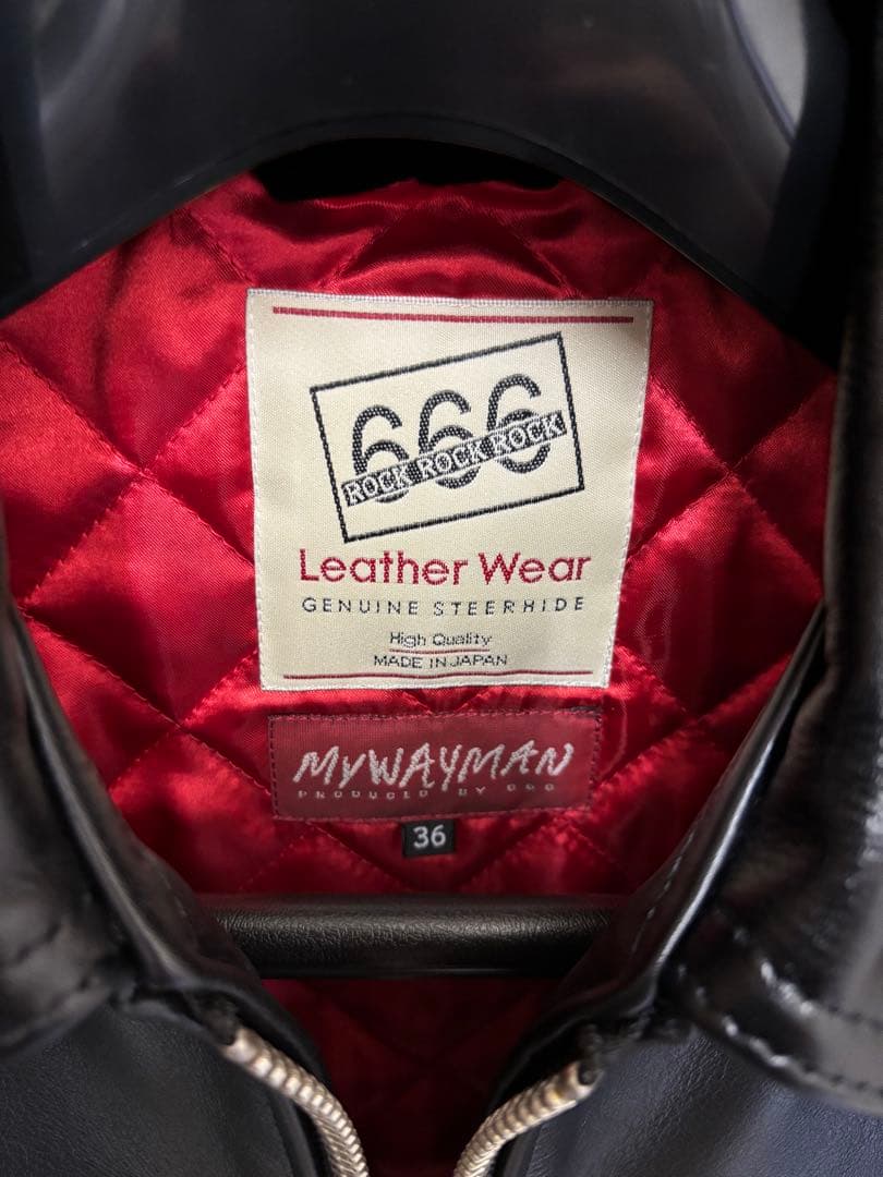 666シングルライダーズ サイズ36 シドジャン ドミネーター 試着のみ