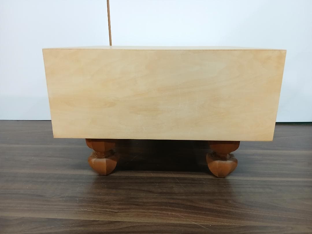 生駒碁盤 ＋ はまぐり碁石　セット　厚み18㎝　囲碁