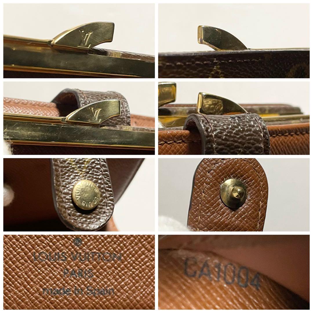 ⭕️ビエ　ヴィエノワ⭕️ルイヴィトンモノグラム　ポルトモネ　がま口財布　二つ折り財布