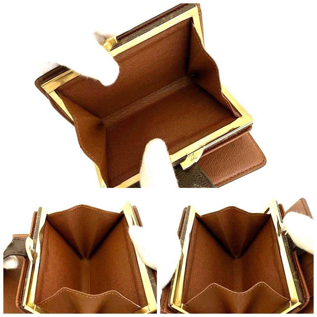 ⭕️ビエ　ヴィエノワ⭕️ルイヴィトンモノグラム　ポルトモネ　がま口財布　二つ折り財布