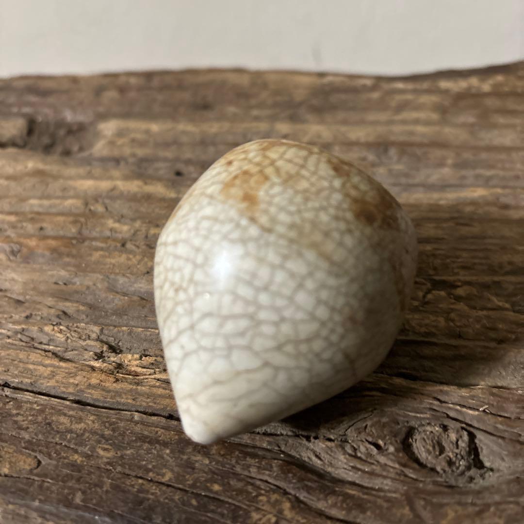 李朝白磁　明器　1点　宝珠 蓮峰　祭器　骨董アンティーク　検:白洲正子