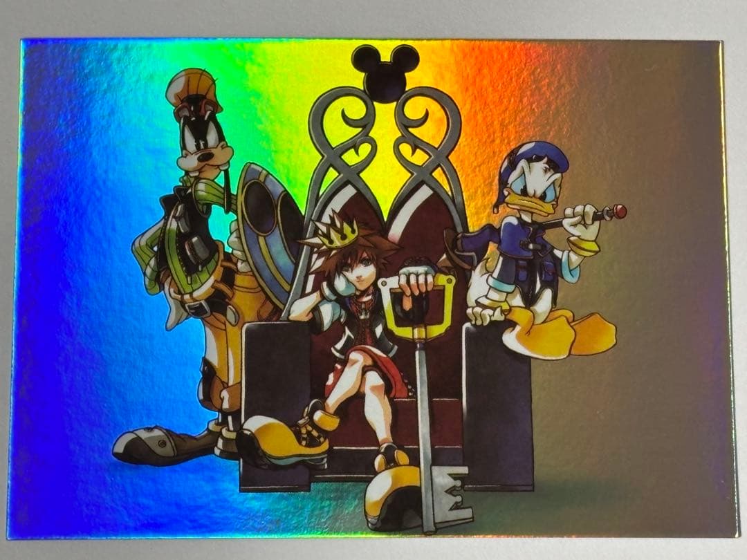 キングダムハーツ アートミュージアム キングダムレア(ホロカード) 「王座」