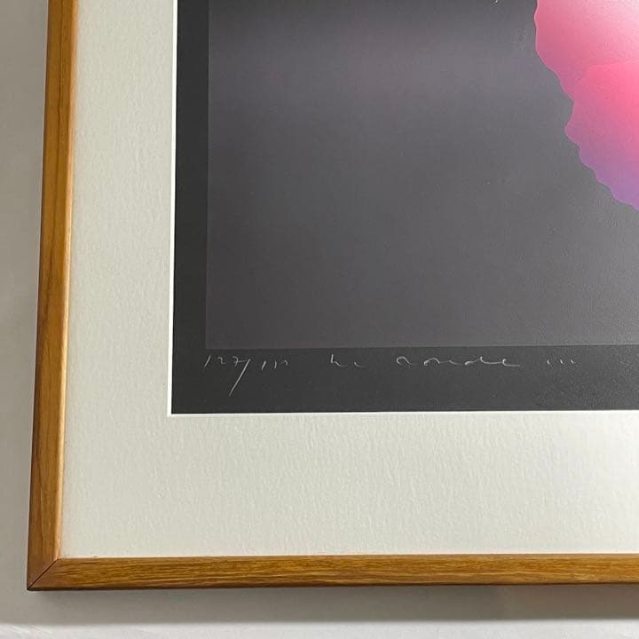 ◆人気芸術家【井上公三】『花びら』シルクスクリーン限定127/110 大サイズ◆