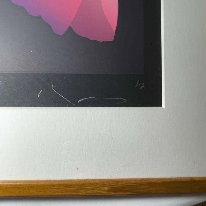 ◆人気芸術家【井上公三】『花びら』シルクスクリーン限定127/110 大サイズ◆