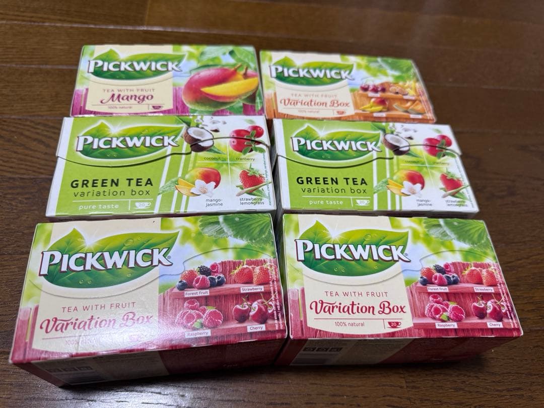 未開封　紅茶pickwick 6 箱　箱のまま発送！