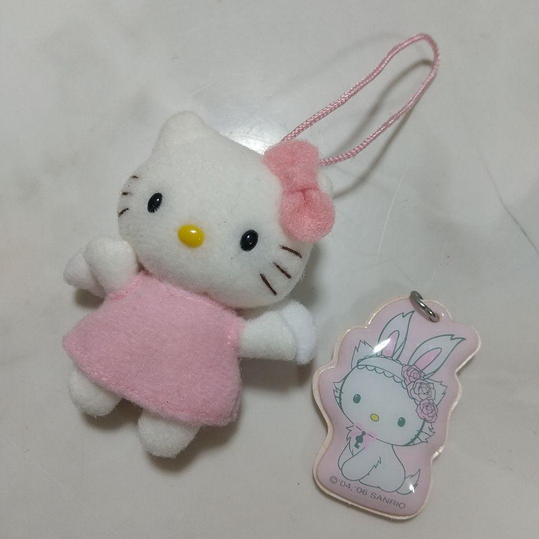 新品　エンジェル　ハローキティ　キーホルダー　マスコット　チャーミーキティ