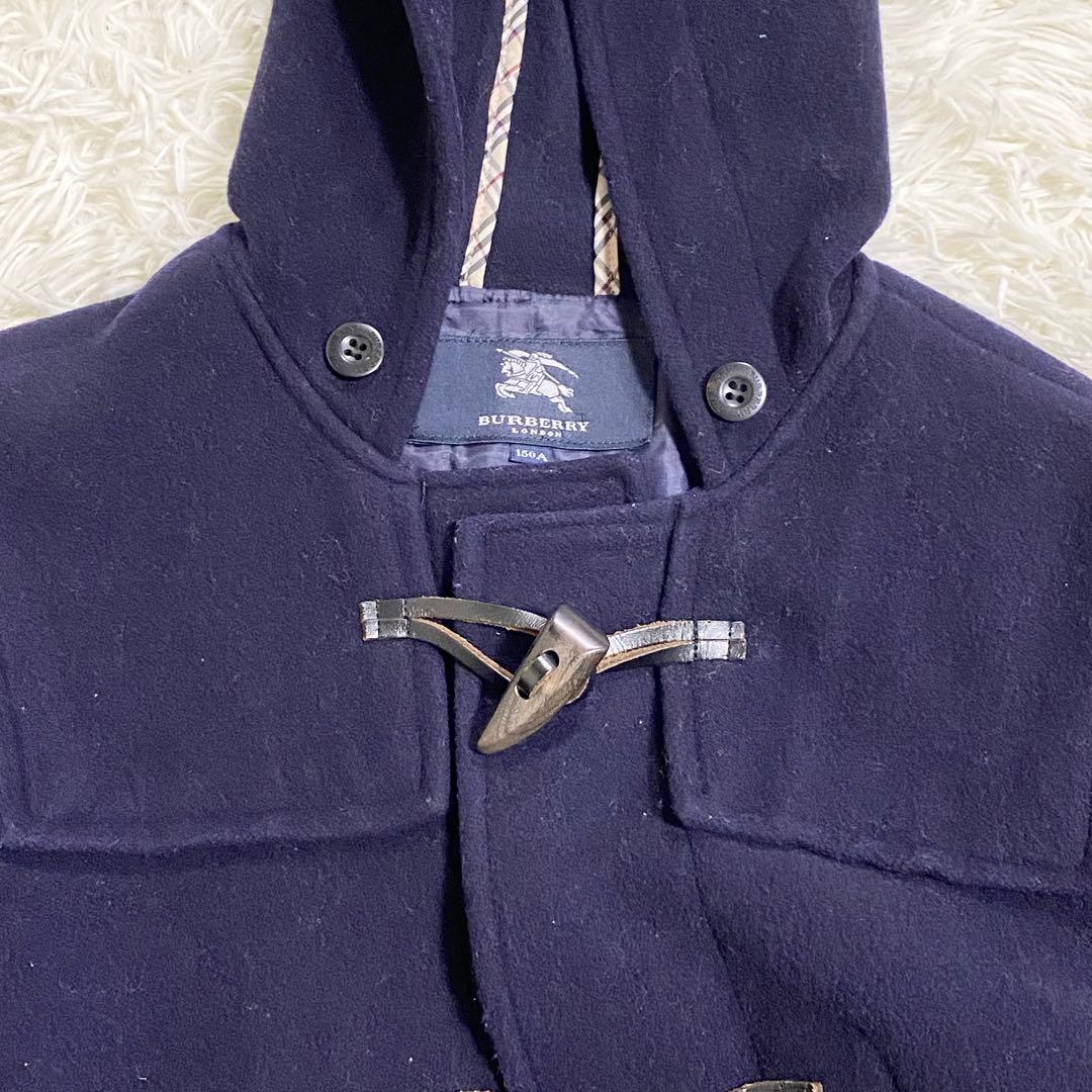 BURBERRY LONDON ダッフルコート　ノバチェック フード　150A