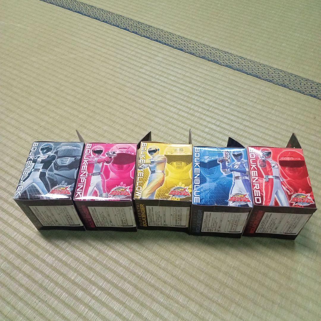 レア　ボウケンジャー　組立式集合フィギュア　５種コンプリートセット