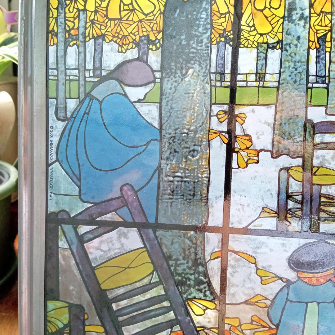 ルイスCティファニー ステンドグラス グザヴィエ 庭 グラスマスターズ社