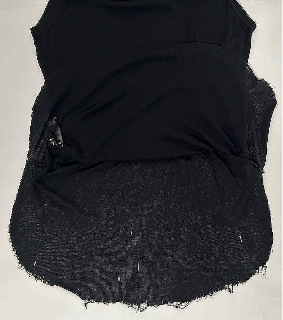 アンドゥムルメステール コットンカシミヤ リブタンクトップ ノースリーブ メンズ